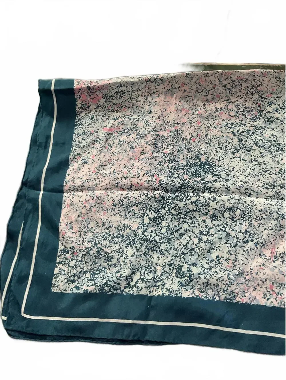 Vintage Echo 100% Pure Silk Japanese Floral Scarf